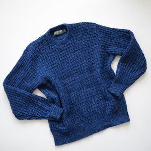 VTG Crewneck Long Sleeve Sweater Blue Extra Large